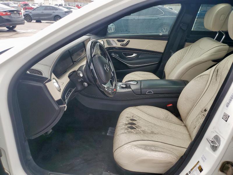 Sedans MERCEDES-BENZ S-CLASS 2015 Biały