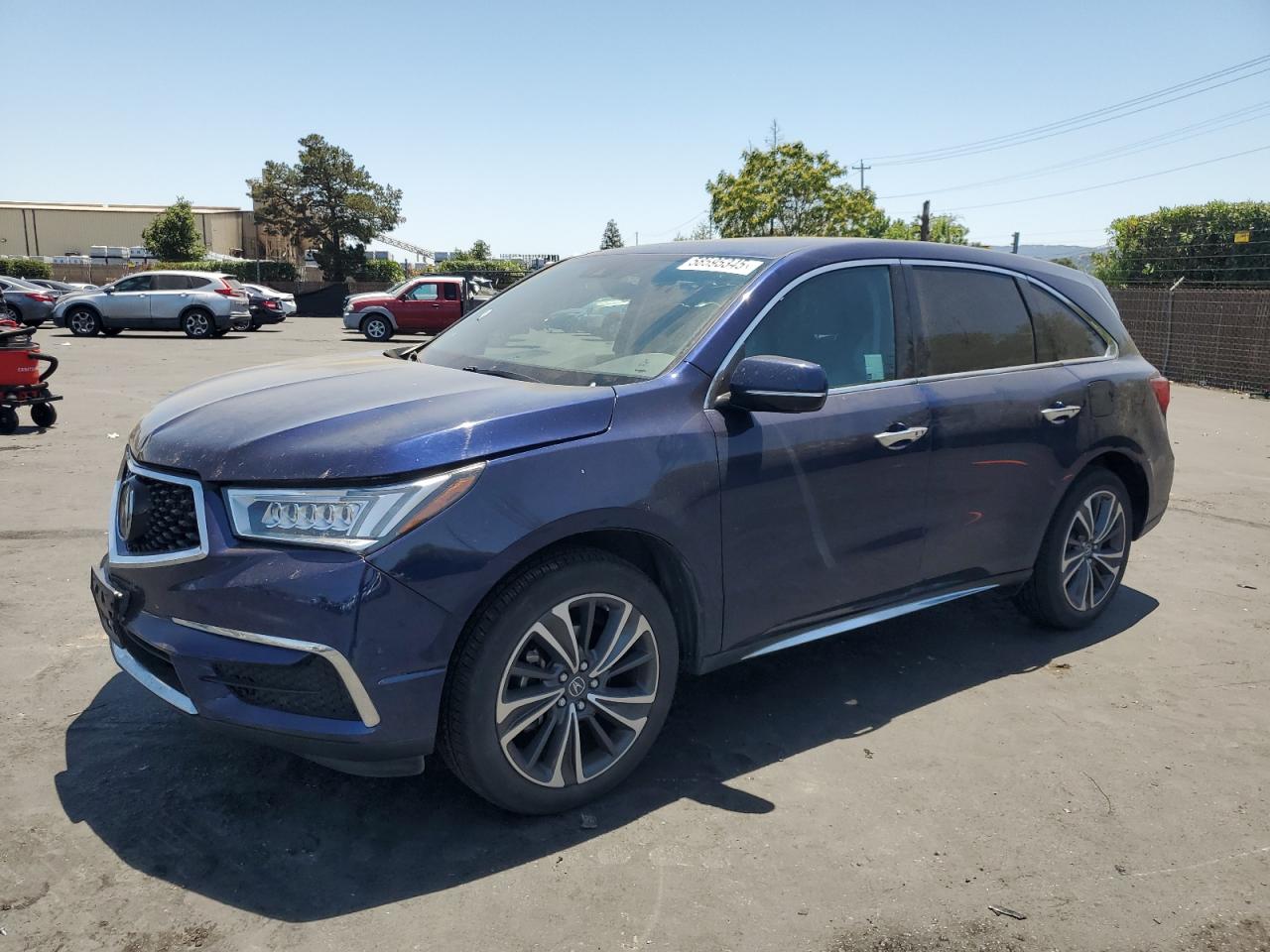 2020 Acura Mdx Technology იყიდება San Martin-ში, CA - Rear End
