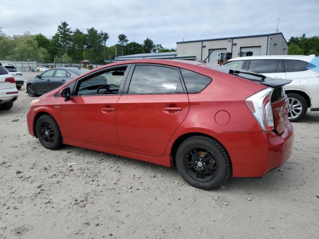Hatchbacks TOYOTA PRIUS 2012 Red