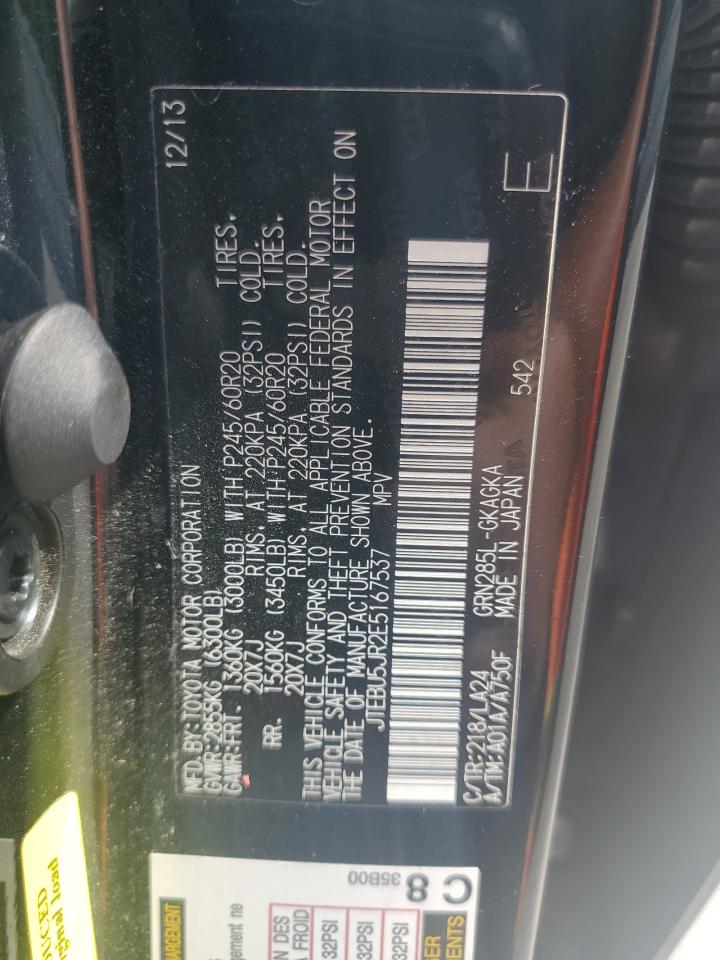 2014 Toyota 4Runner Sr5 VIN: JTEBU5JR2E5167537 Lot: 57156875