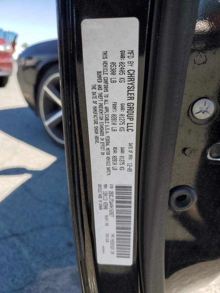2010 Dodge Challenger Srt-8 VIN: 2B3CJ7DW4AH162827 Lot: 58060775