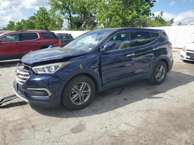  HYUNDAI SANTA FE 2018 Granatowy