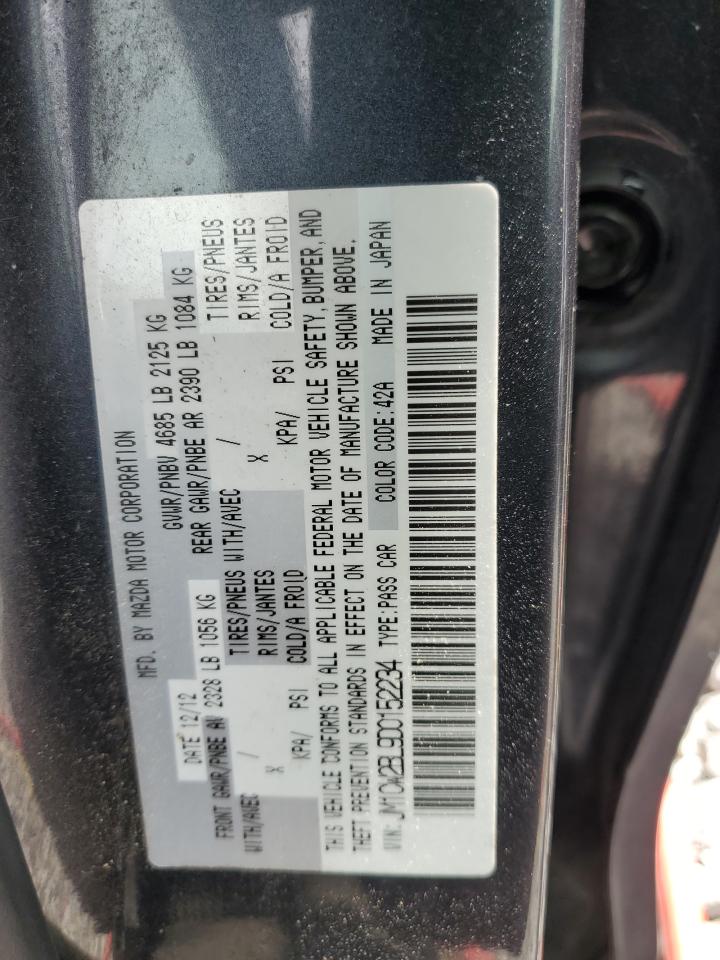 2013 Mazda 5 VIN: JM1CW2BL9D0152234 Lot: 57353575