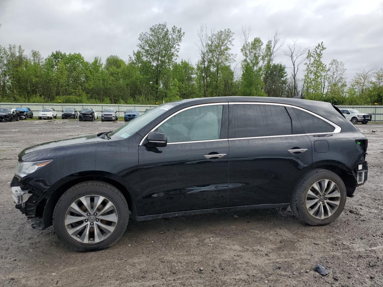 2014 Acura Mdx Technology for Sale in Leroy, NY - Rear End