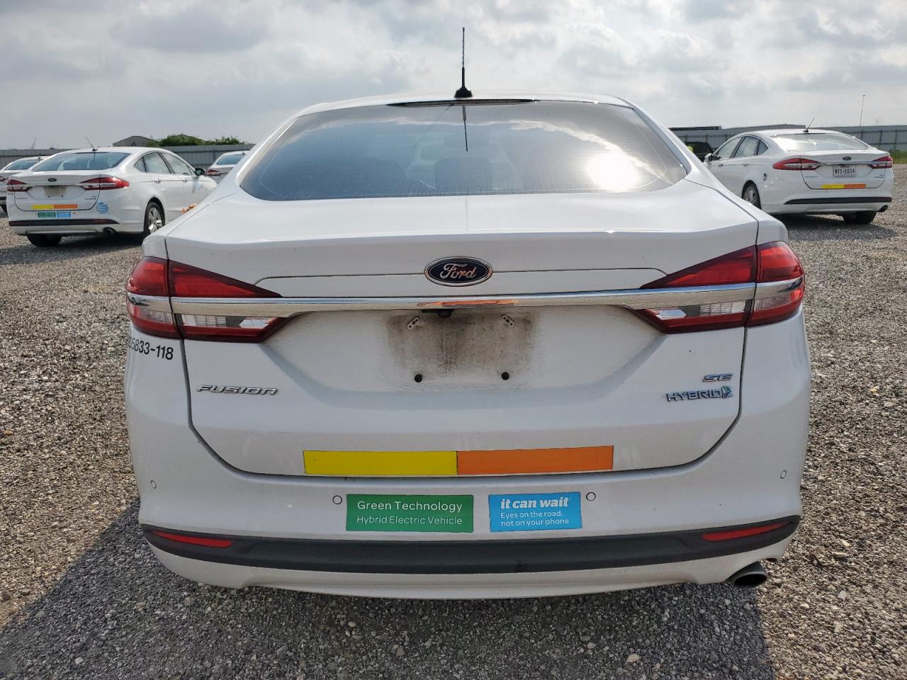 2018 Ford Fusion Se Hybrid VIN: 3FA6P0LU3JR171742 Lot: 54037965