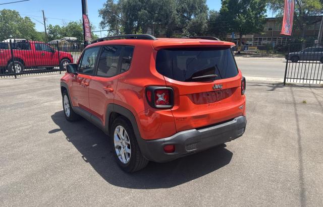 Parquets JEEP RENEGADE 2015 Pomarańczowy