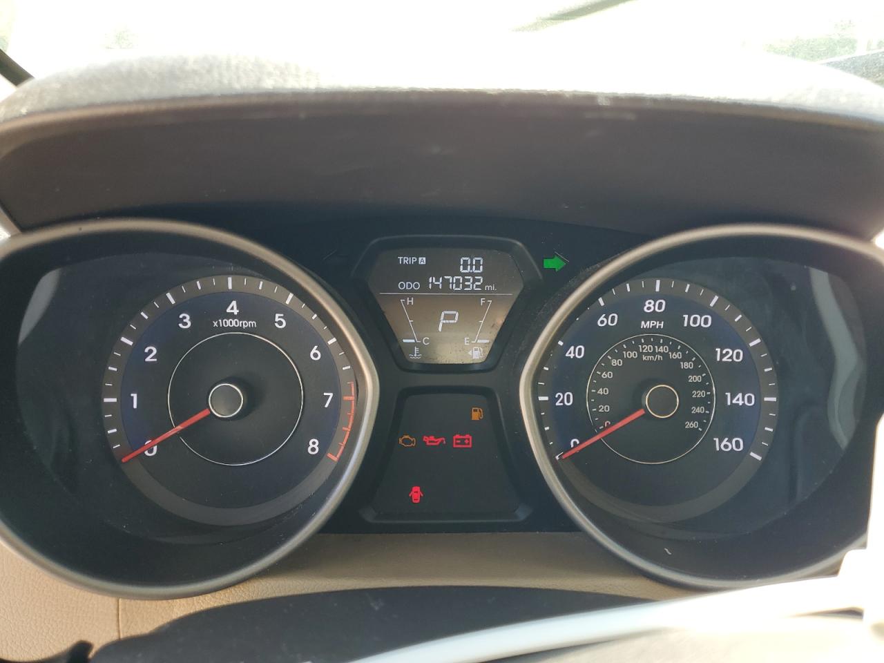 2013 Hyundai Elantra Gls VIN: 5NPDH4AE0DH206262 Lot: 55433825