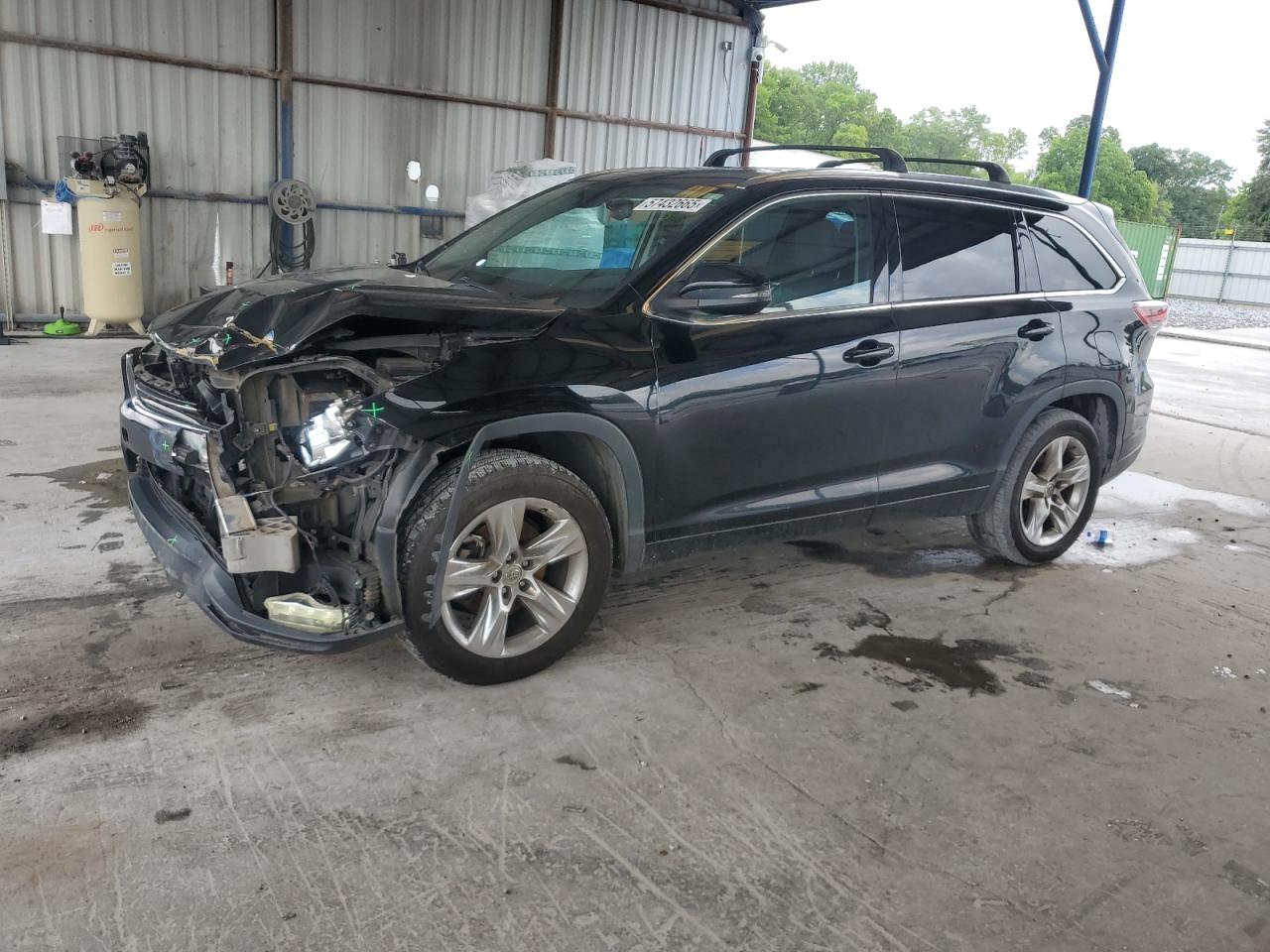 2015 Toyota Highlander Limited zu verkaufen in Cartersville, GA - Front End