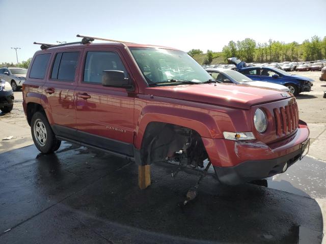  JEEP PATRIOT 2016 Червоний