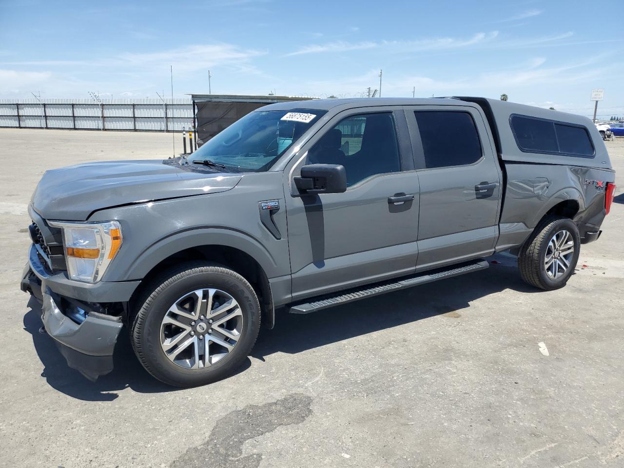 2021 Ford F150 Supercrew იყიდება Fresno-ში, CA - Front End