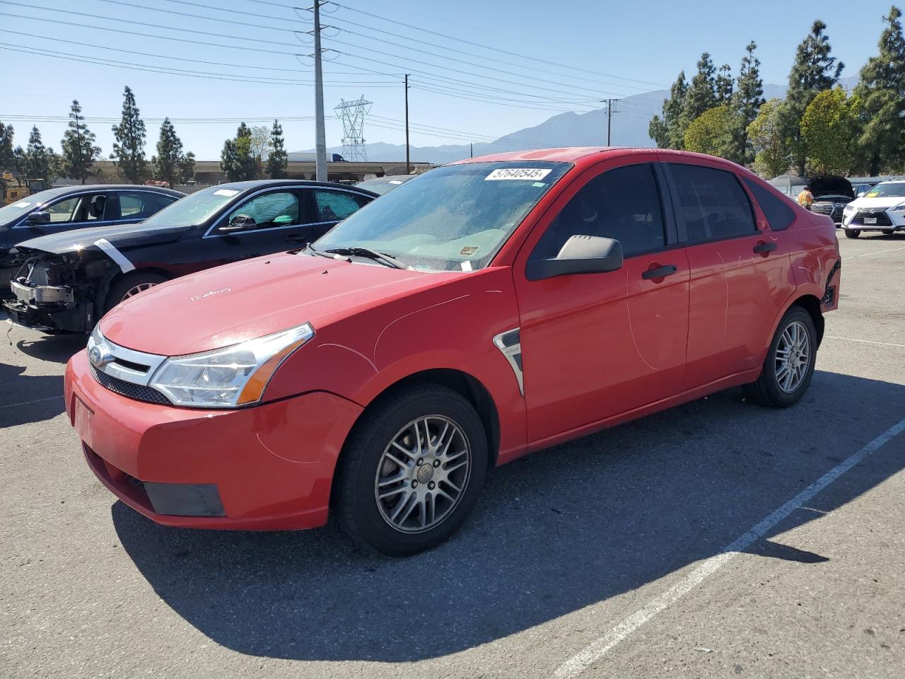 2008 Ford Focus Se للبيع في Rancho Cucamonga، CA - Rear End