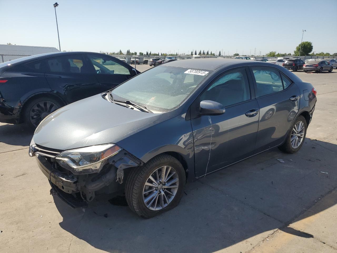 2015 Toyota Corolla L იყიდება Sacramento-ში, CA - Front End
