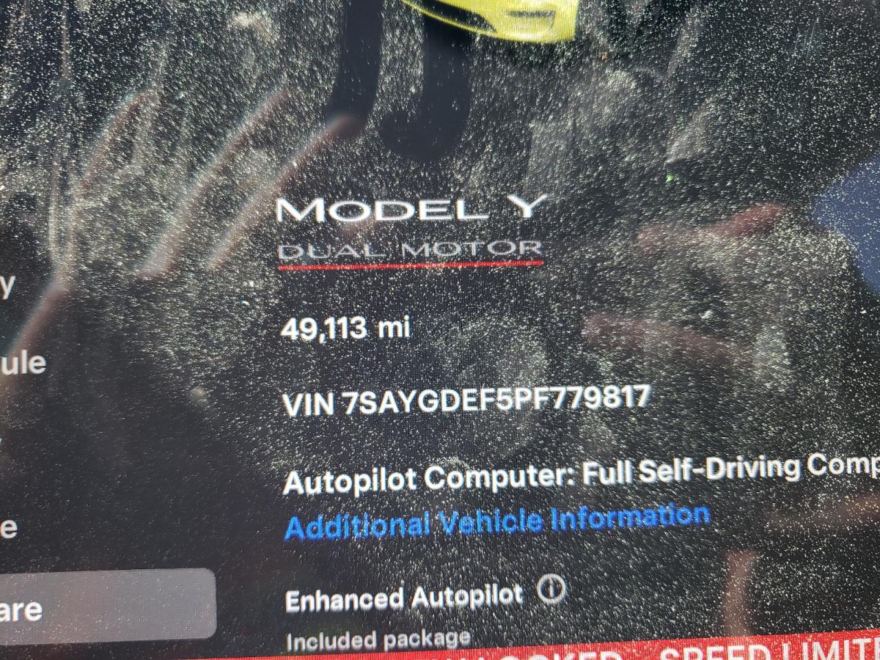 2023 Tesla Model Y VIN: 7SAYGDEF5PF779817 Lot: 56094645