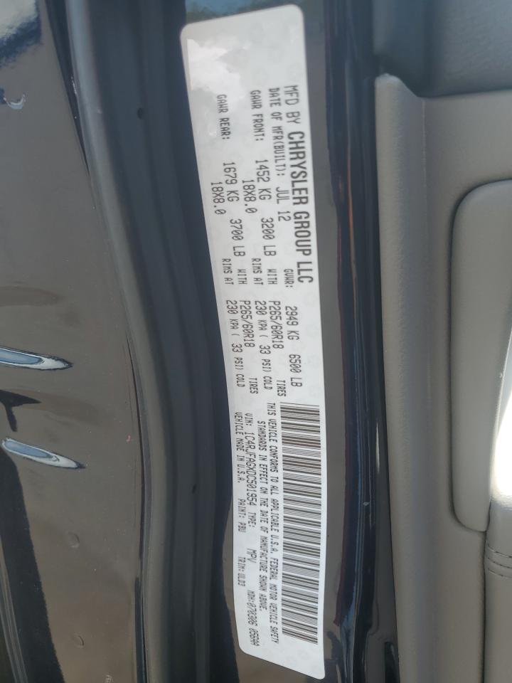 2013 Jeep Grand Cherokee Laredo VIN: 1C4RJFAGXDC501954 Lot: 55155015