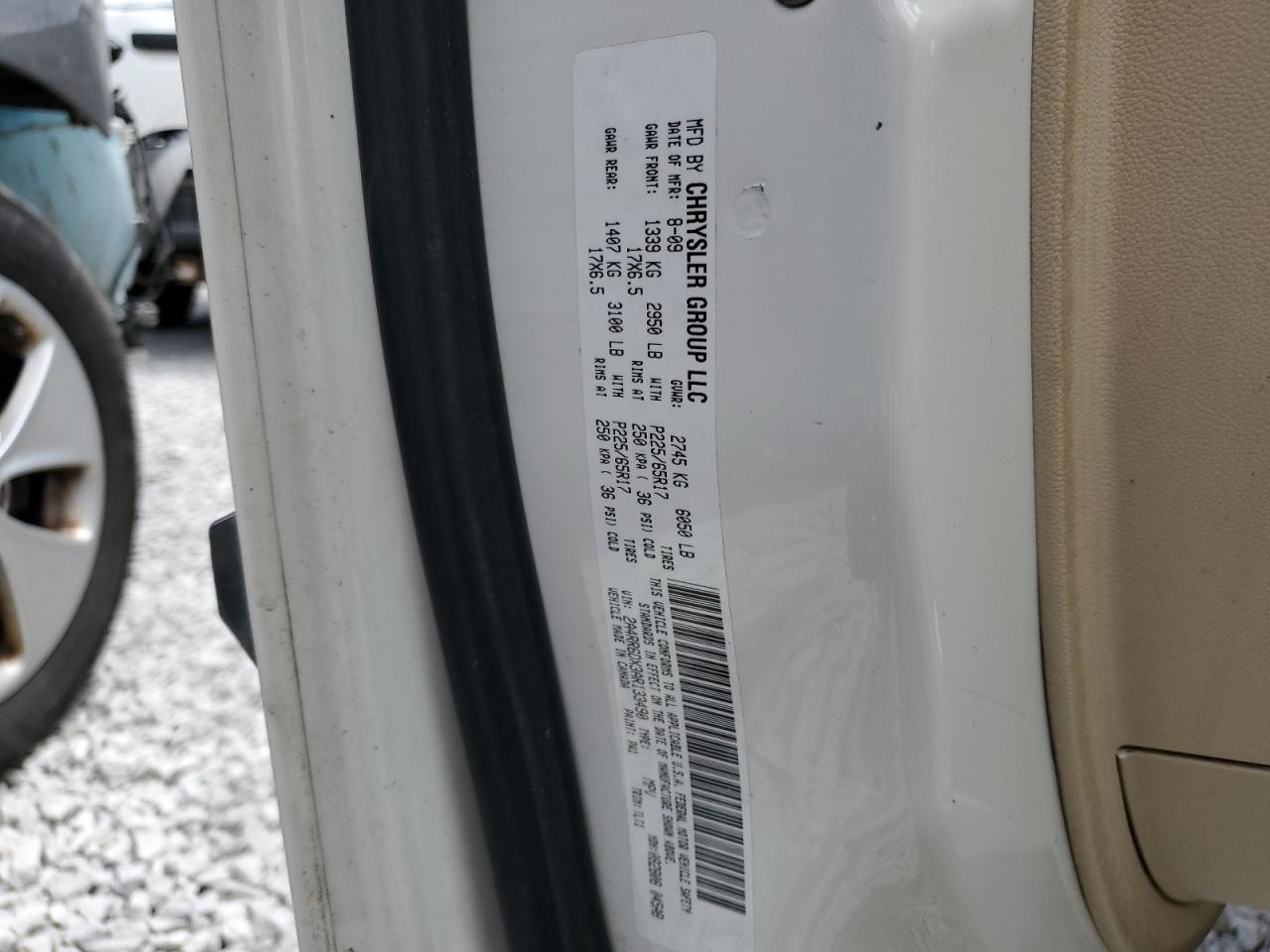 2010 Chrysler Town & Country Limited VIN: 2A4RR6DX3AR133490 Lot: 58176565