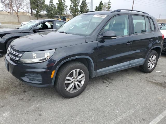  VOLKSWAGEN TIGUAN 2016 Черный