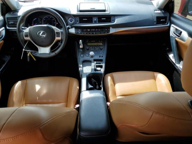 Hatchbacks LEXUS CT 200 2012 Czerwony