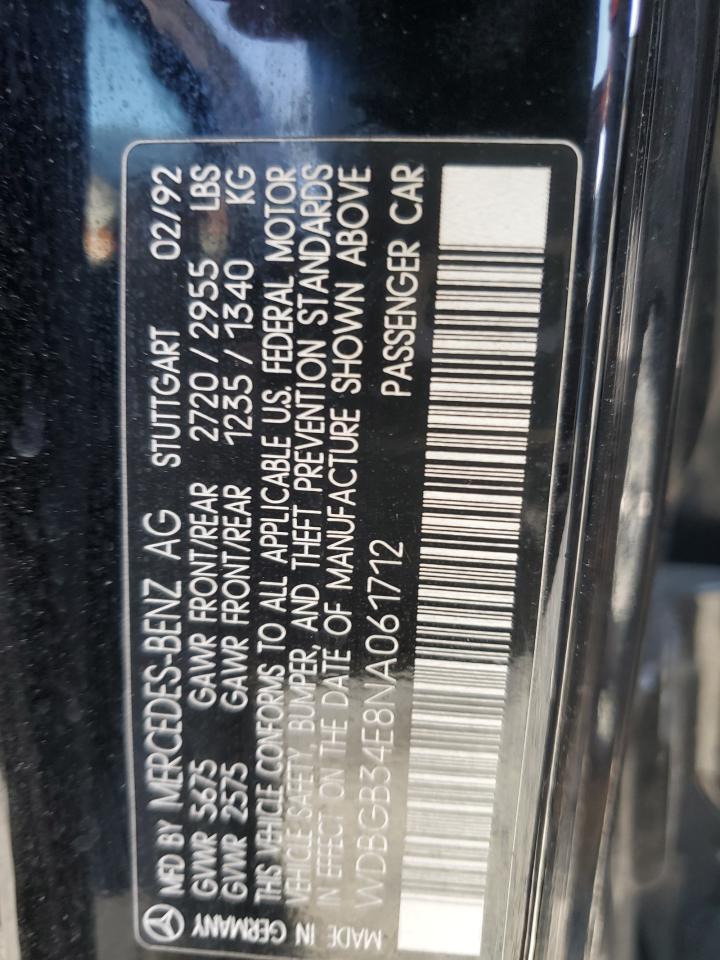 1992 Mercedes-Benz 300 Sd VIN: WDBGB34E8NA061712 Lot: 55837085