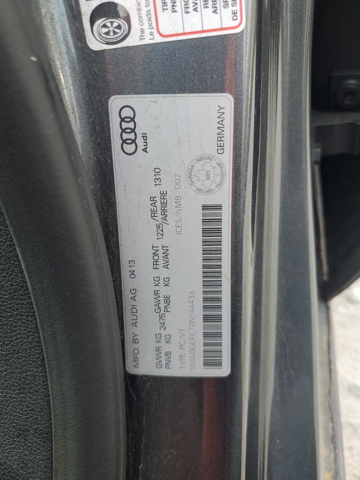 2013 Audi A7 Premium Plus VIN: WAU3GCFC1DN144433 Lot: 58937705