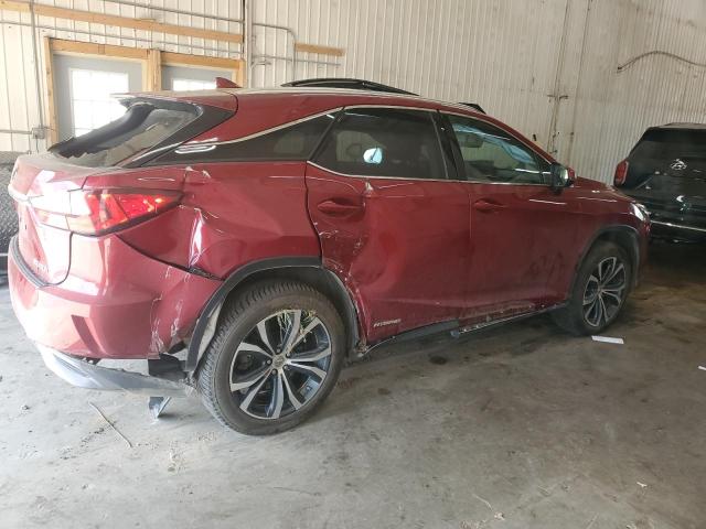  LEXUS RX450 2016 Червоний