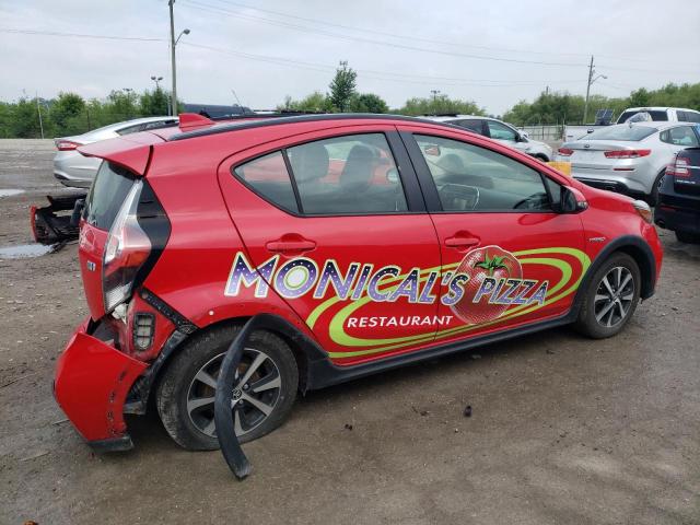  TOYOTA PRIUS 2019 Czerwony