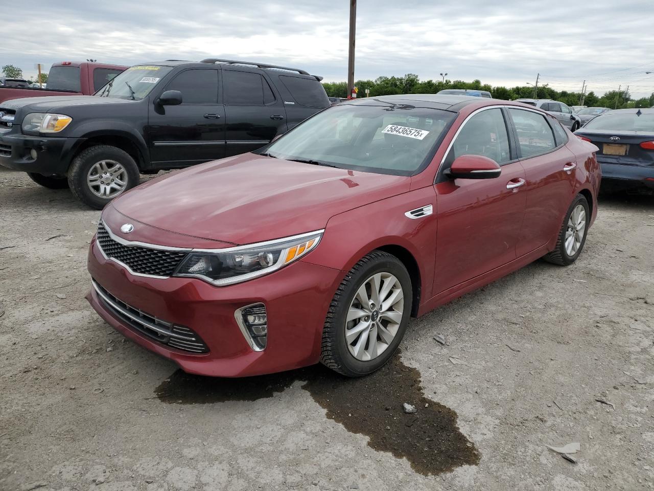 2018 Kia Optima Lx на продаже в Indianapolis, IN - Rear End