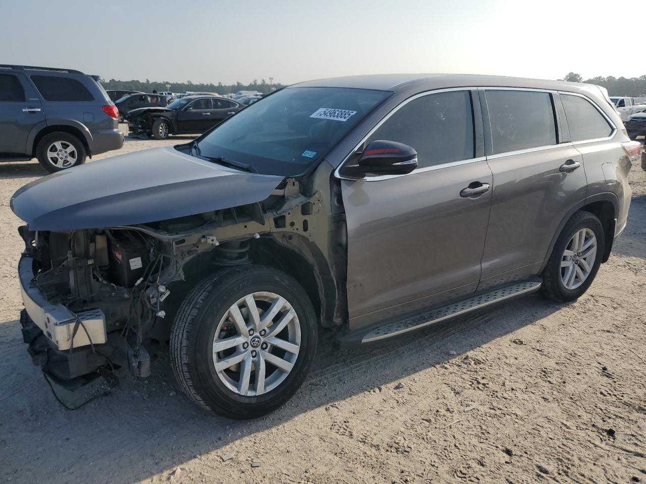 2016 Toyota Highlander Le de vânzare în Houston, TX - Front End