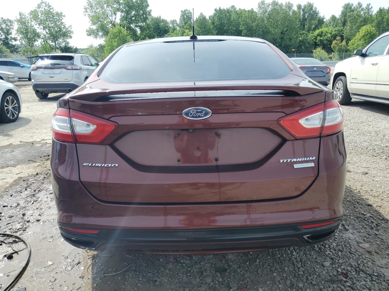 2016 Ford Fusion Titanium VIN: 3FA6P0K96GR228442 Lot: 58407565