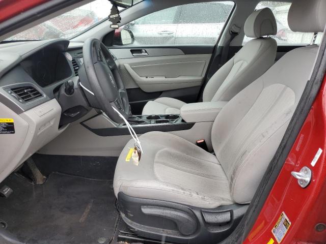  HYUNDAI SONATA 2016 Red