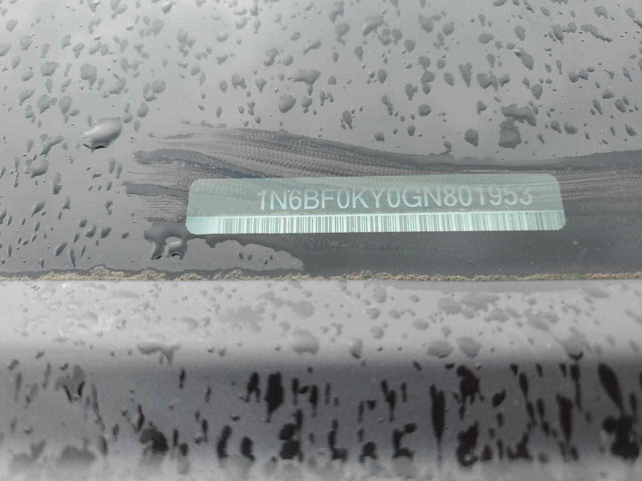 1n6bf0ky0gn801953 1N6BF0KY0GN801953 2016 Nissan Nv 1500 S