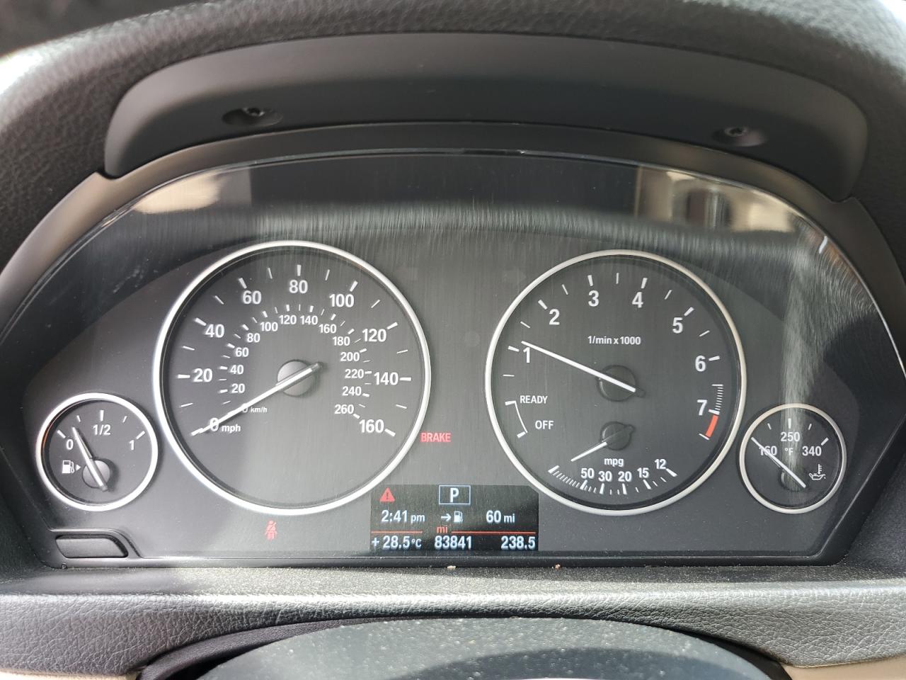 2014 BMW 320 I VIN: WBA3B1G5XENS78720 Lot: 57034255