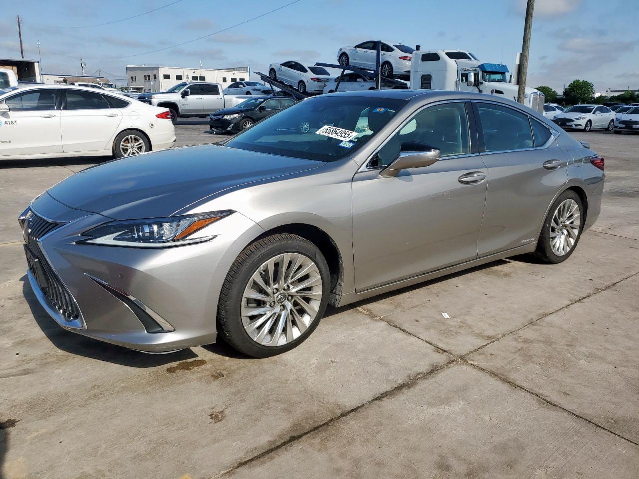 2019 Lexus Es 300H en Venta en Grand Prairie, TX - Side