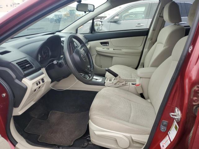 SUBARU XV 2013 Burgundy