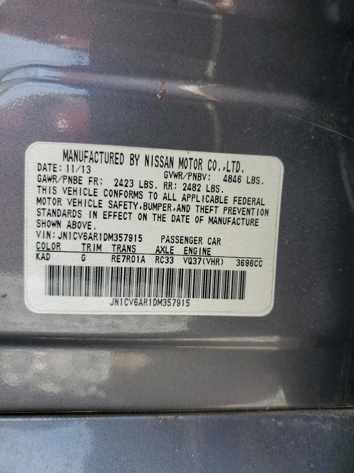 JN1CV6AR1DM357915 2013 Infiniti G37