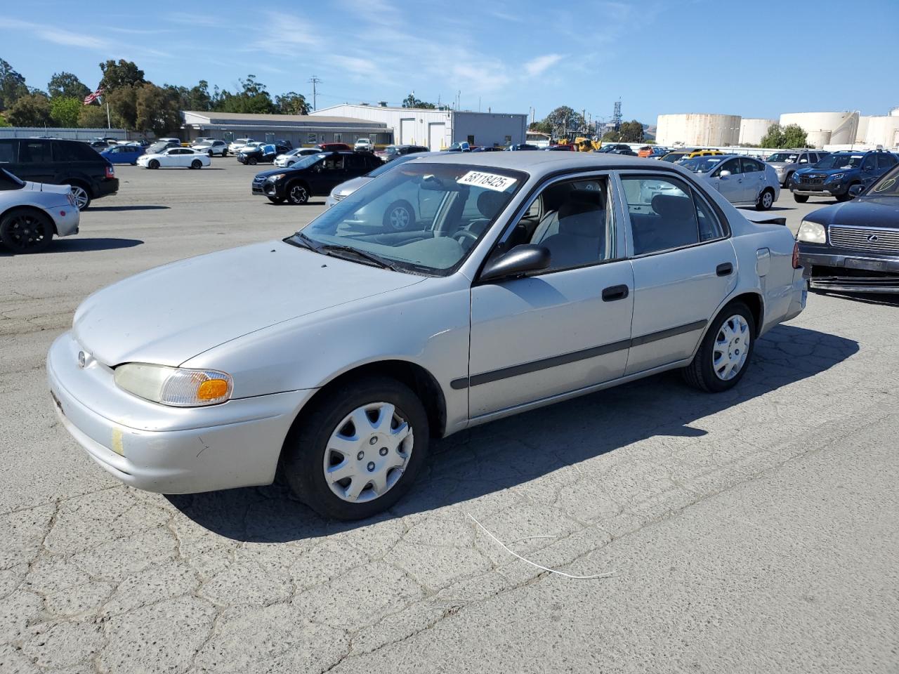2002 Chevrolet Geo Prizm Base en Venta en Martinez, CA - Rear End
