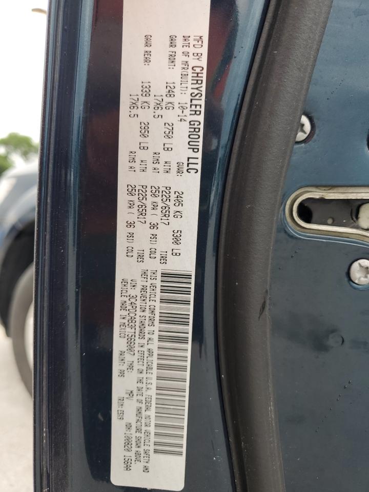 2015 Dodge Journey Se VIN: 3C4PDCAB3FT566007 Lot: 57283375