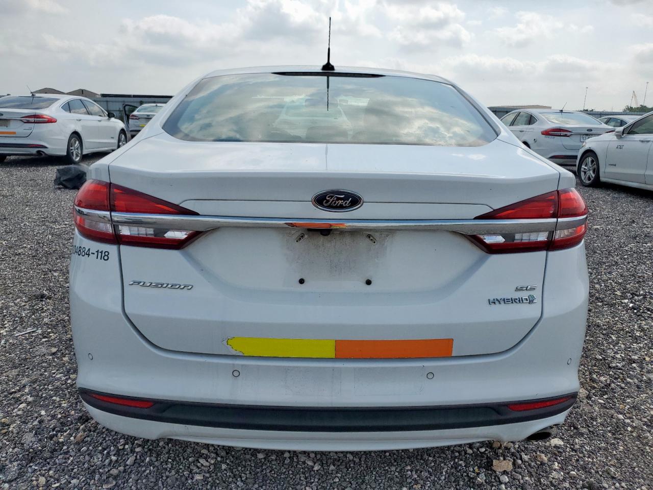 2018 Ford Fusion Se Hybrid VIN: 3FA6P0LU5JR118752 Lot: 54037825