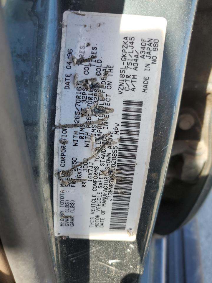 1996 Toyota 4Runner Limited VIN: JT3HN87R8T0028855 Lot: 55684735