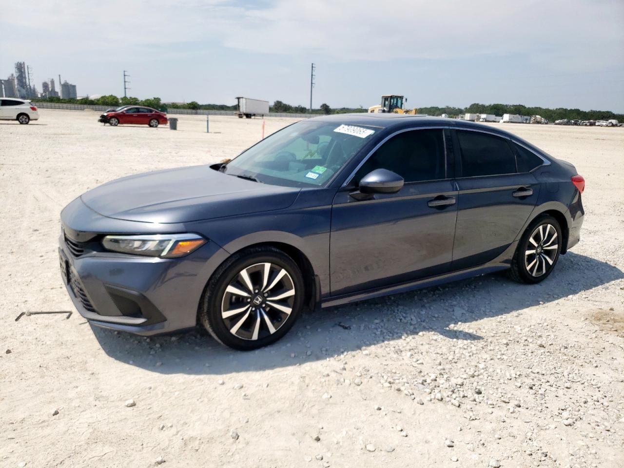 2022 Honda Civic Ex იყიდება New Braunfels-ში, TX - Side