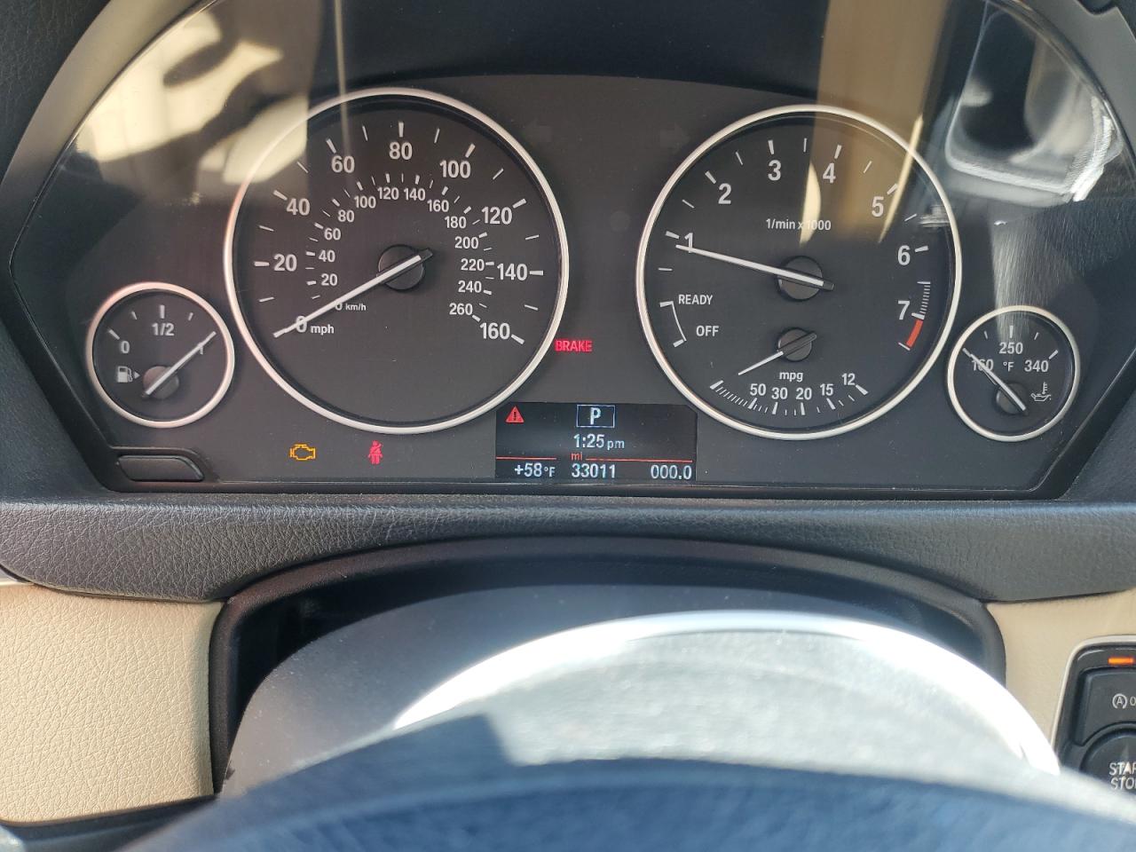 2015 BMW 328 I VIN: WBA3A5C58FF607345 Lot: 58161395