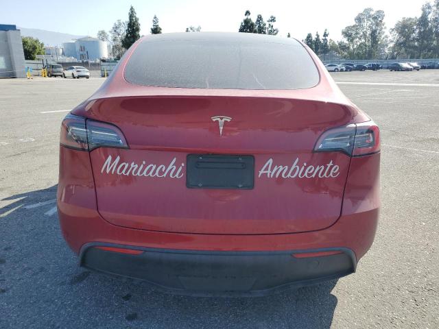  TESLA MODEL Y 2021 Красный
