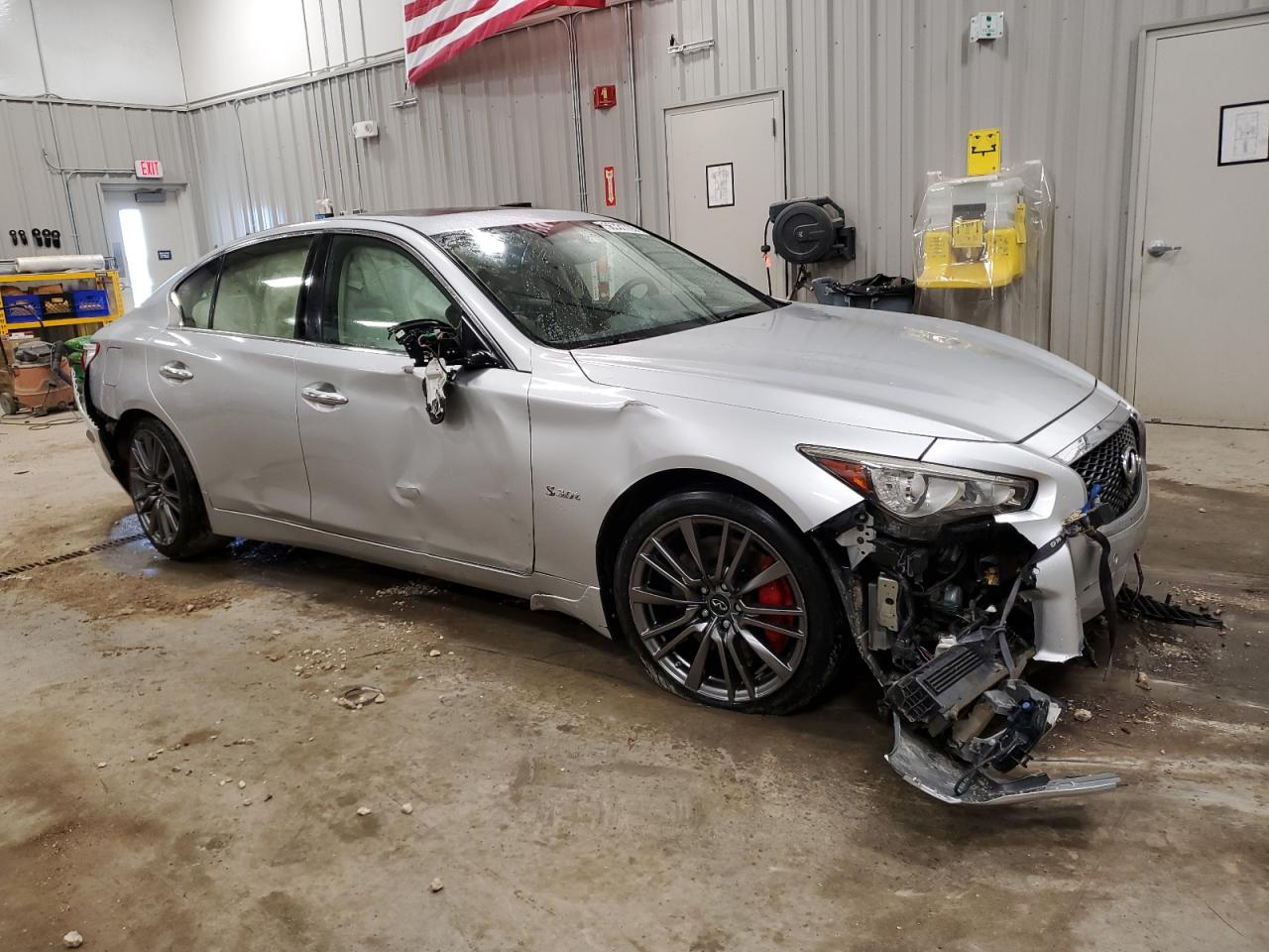 2017 Infiniti Q50 Red Sport 400 VIN: JN1FV7ARXHM871562 Lot: 56331735
