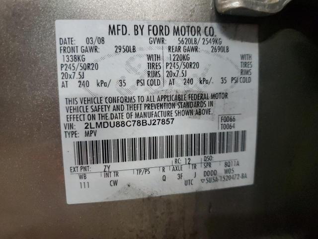 2008 LINCOLN MKX