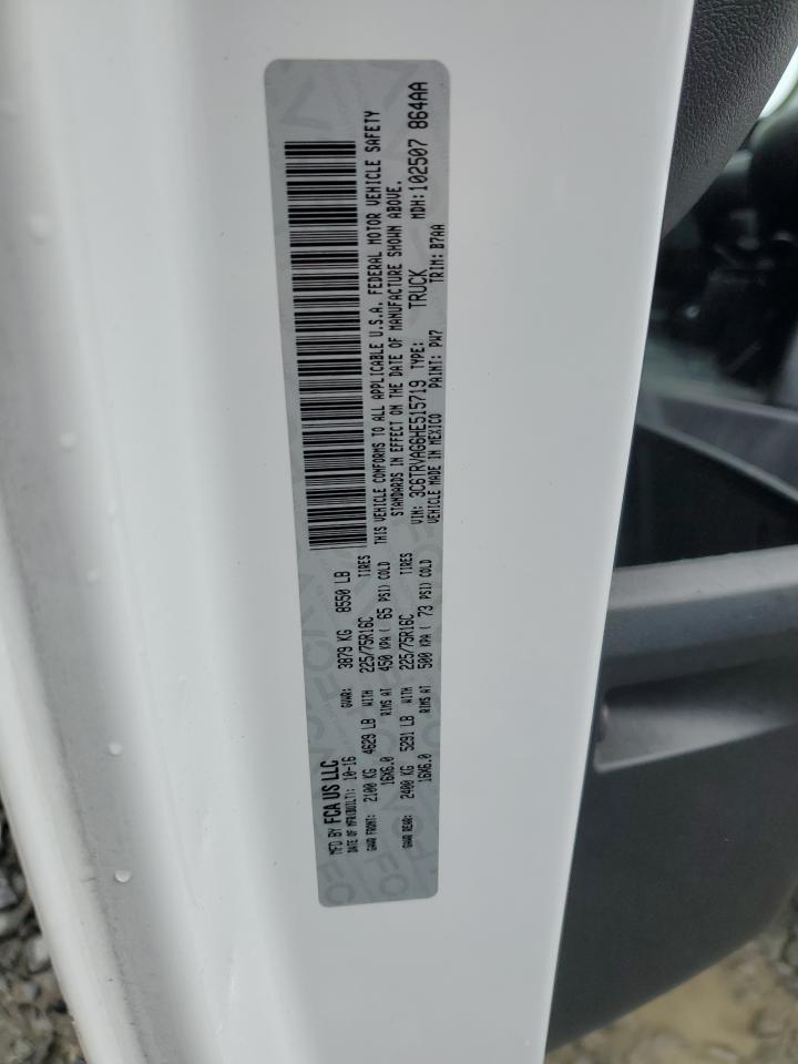 2017 Ram Promaster 1500 1500 Standard VIN: 3C6TRVAG6HE515719 Lot: 56831525