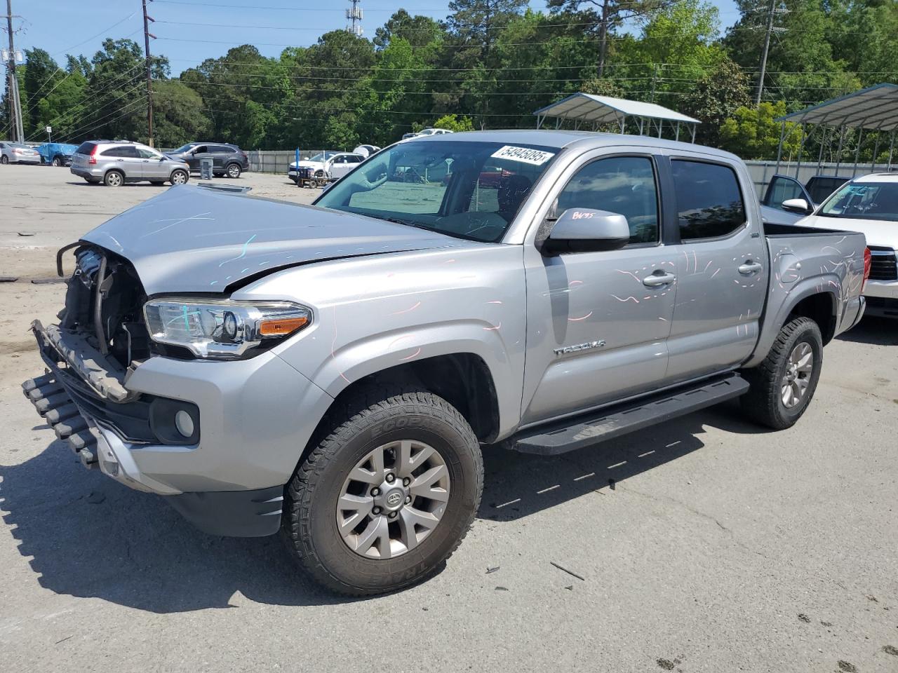 2016 Toyota Tacoma Double Cab იყიდება Savannah-ში, GA - Front End