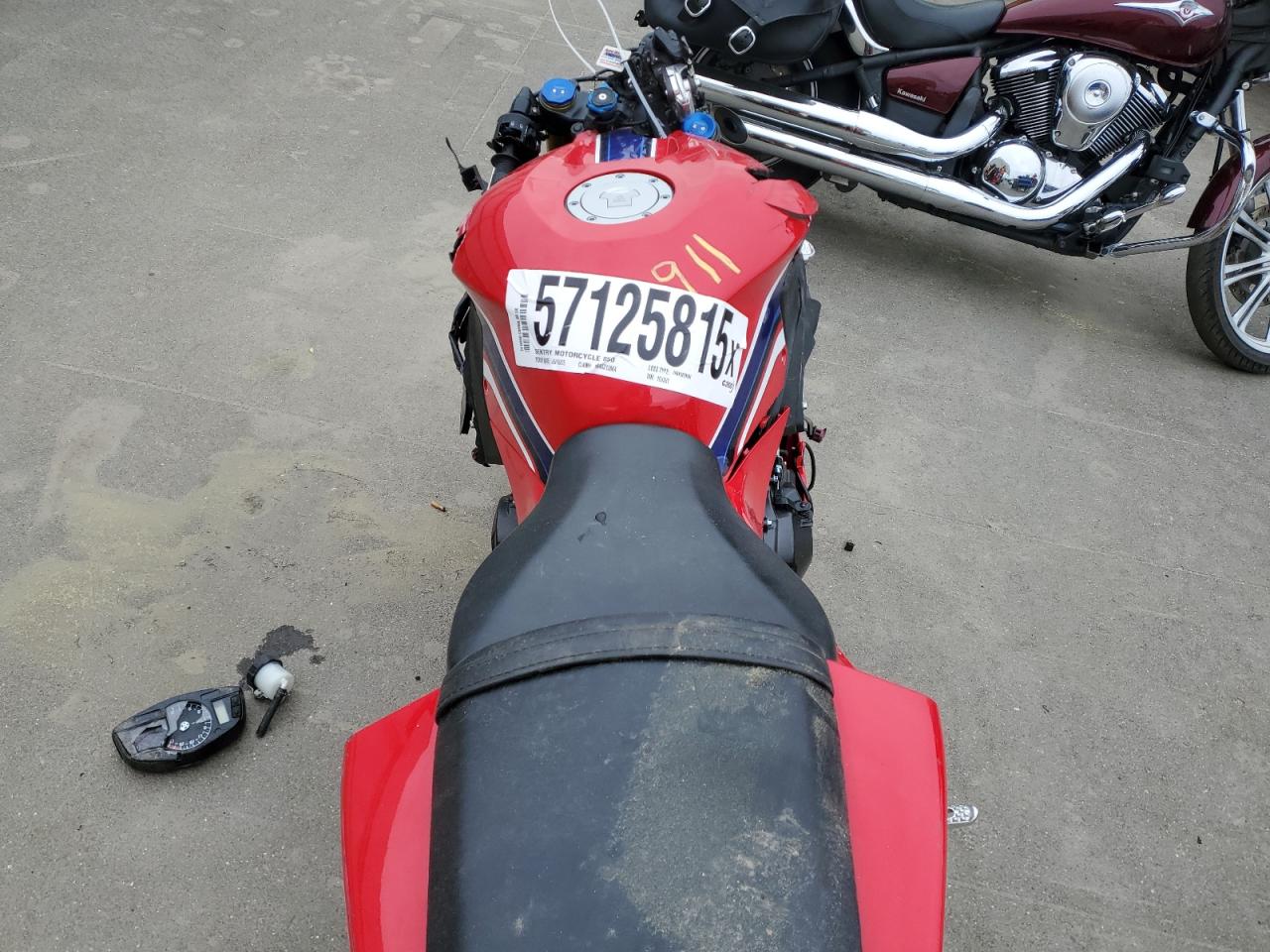 2024 Honda Cbr600 Rr VIN: JH2PC40J8RK100331 Lot: 57125815