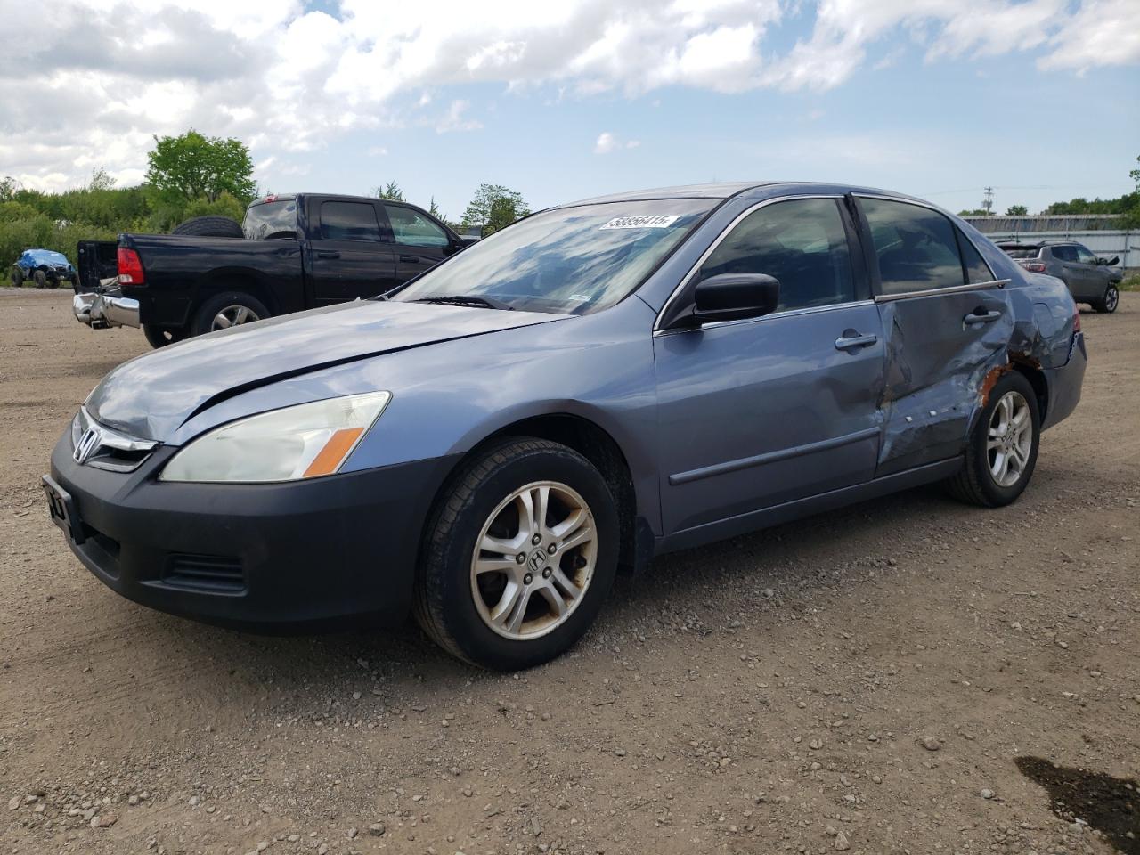 2007 Honda Accord Se продається в Columbia Station, OH - Side