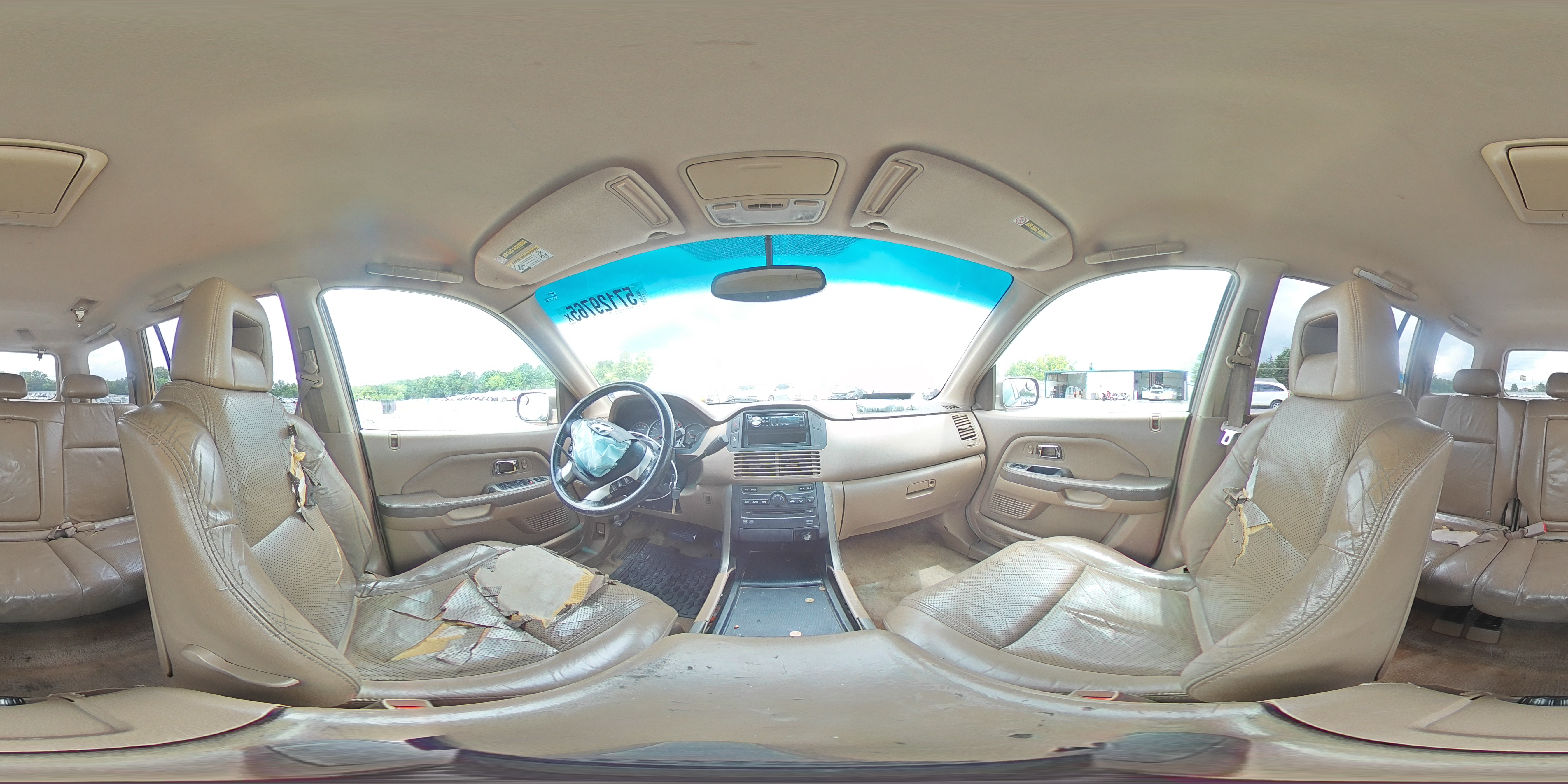 2003 Honda Pilot Exl VIN: 2HKYF18613H527598 Lot: 57129765
