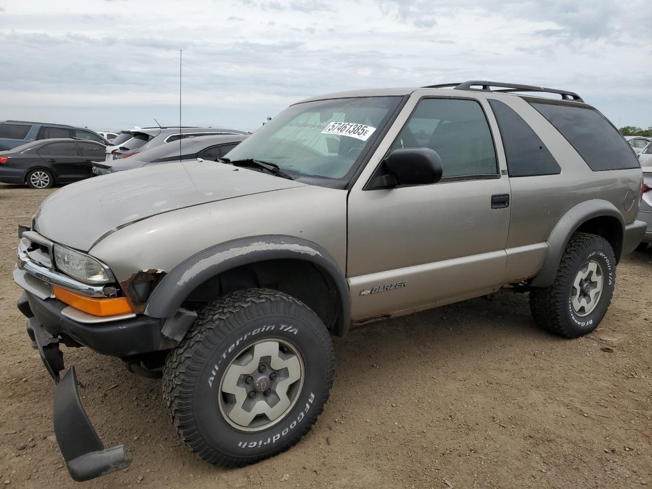 2001 Chevrolet Blazer იყიდება Elgin-ში, IL - Front End