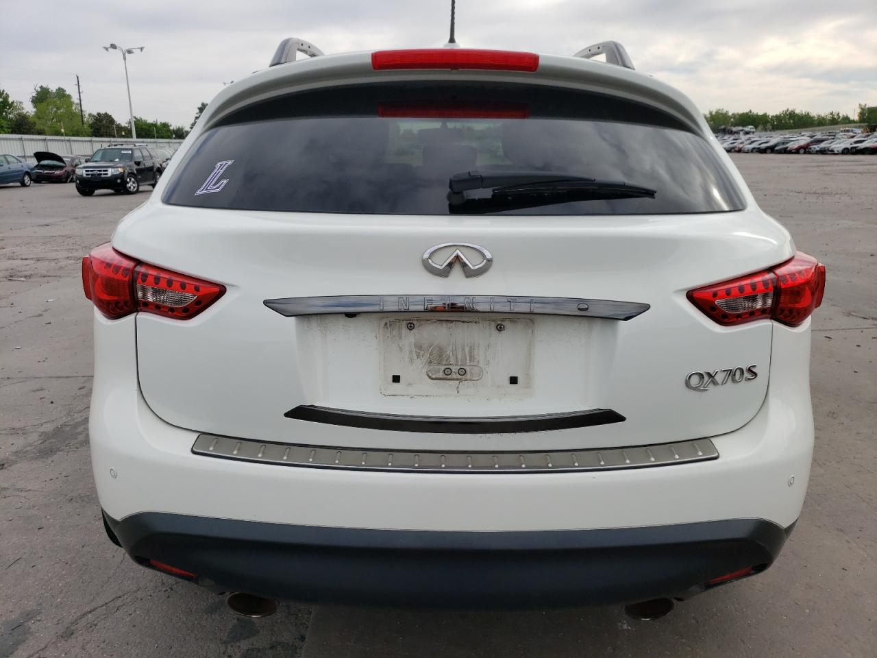 2015 Infiniti Qx70 VIN: JN8CS1MW8FM480659 Lot: 56706775